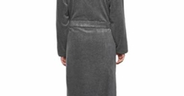Tommy Hilfiger Herren Bademantel Icon bathrobe, Gr. Large, Grau (MAGNET 884) - 2