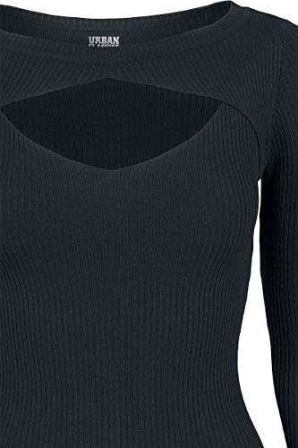 Urban Classics Damen Ladies Cut Out Dress Kleid, Schwarz (Black 7), Medium - 2