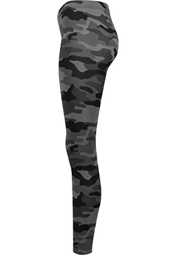 Urban Classics Damen und Mädchen Camo Leggings, lange Camouflage Sporthose für Frauen, Yogahose, dark camo, XL - 6