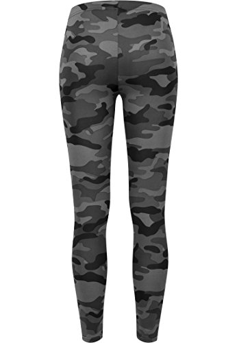 Urban Classics Damen und Mädchen Camo Leggings, lange Camouflage Sporthose für Frauen, Yogahose, dark camo, XL - 7