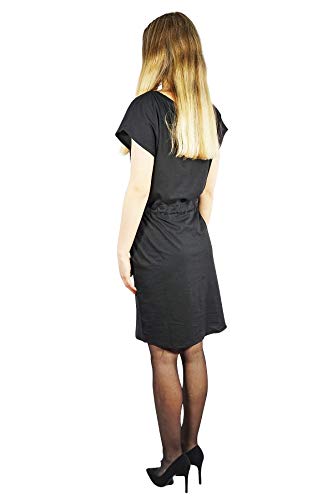 VERO MODA Damen Vmapril Ss Short Dress Ga Noos Kleid, Schwarz (Black Black), L - 3