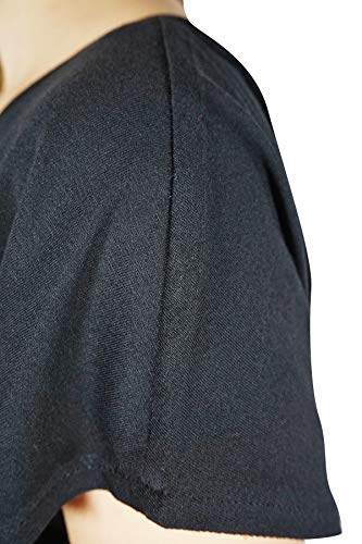 VERO MODA Damen Vmapril Ss Short Dress Ga Noos Kleid, Schwarz (Black Black), L - 5