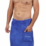 Betz Herren Saunakilt Sauna Kilt Größe 50 x 140 cm Farbe blau - 1