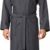 Morgenstern Kimono Bademantel Herren Saunamantel Grau Kimonobademantel Morgenmantel Baumwolle Microfaser Viskose Bambus Männer Größe XL Michael - 4