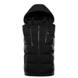 Plus Size beheizte Weste für Herren und Damen, elektrische USB Heizwesten，Dual Control 9 Heizung Weste beheizte Jacke Winter Heizung Weste,waschbar,Warme Weste Mäntel für Outdoor - 1