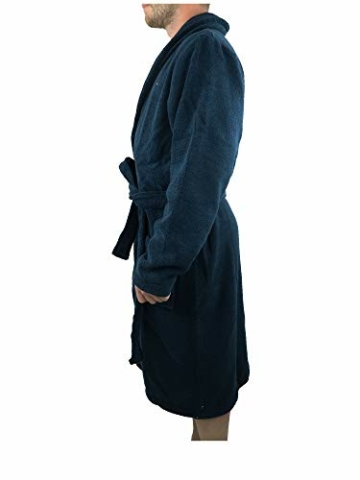 Tommy Hilfiger Herren Icon Bathrobe Bademantel, Blau (Navy Blazer-PT 416), L - 2