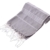 YENGAS Hamamtuch, 95 x 175 cm, Großes Allrounder Tuch aus 100 % Baumwolle, Badetuch für Spa, Sport, Yoga, Pilates, Reisen, Camping, Leicht & Platzsparend, Saunatuch mit Fransen, Strandtuch, Grau - 2