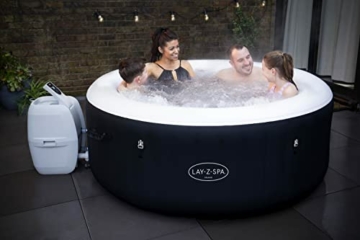 Bestway LAY-Z-SPA Miami AirJet™ Whirlpool, 180 x 66 cm, 2-4 Personen, rund, schwarz - 1