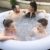 Bestway LAY-Z-SPA Miami AirJet™ Whirlpool, 180 x 66 cm, 2-4 Personen, rund, schwarz - 9