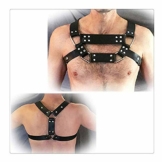 Bnmgh Einstellbare Leder-Schulter-Brust-Rüstung für Herren - 1