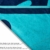 jilda-tex Strandtuch 90x180 cm Badetuch Strandlaken Handtuch 100% Baumwolle Velours Frottier Pflegeleicht (Chill Blue) - 4