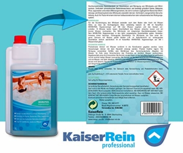 KaiserRein 1 L Whirlpool Desinfektionsmittel für die zuverlässige Wasserpflege I Whirlpool Reiniger Desinfektion I Whirlpoolreiniger, Poolreiniger - 2