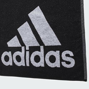adidas Erwachsene Towel S Handtuch, Black/White, One Size - 3