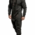 Amaci&Sons Herren Overall Jumpsuit Jogging Onesie Trainingsanzug 3007 Anthrazit/Schwarz L - 2