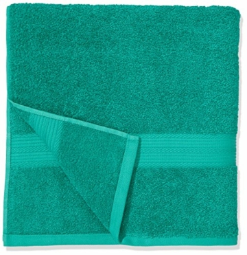 Amazon Basics Handtuch-Set, ausbleichsicher, 2 Badetücher, Grün, 100% Baumwolle 500g/m² - 4