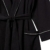 Amazon Essentials Herren-Bademantel mit Schalkragen, Waffelmuster, Black, US M-L (EU M-L) - 4