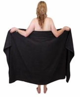 Betz Badetuch groß XXL Badetücher Saunatuch Dresden 100% Baumwolle Verschiedene Größen Farbe anthrazit Größe 100 cm x 200 cm - 1
