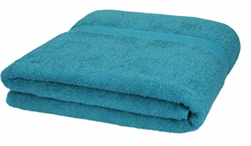 Betz Saunatuch Saunatücher groß XXL Größe 80 x 200 cm Badetuch Badetücher Palermo 100% Baumwolle Farbe Petrol - 2