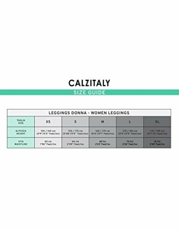CALZITALY Kunstleder Leggings mit Thermische Fleece Inner | Schwarz | XS, S, M, L, XL | Made in Italy (M, Schwarz) - 6