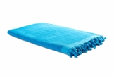 Carenesse 2 in 1 Hamamtuch 90 x 190 cm türkis I Zweiseitiges Hamam Handtuch 100% Baumwolle: Glatt & Frottier I Pestemal / Fouta saugfähig & hygienisch I Hamam Strandtuch / Saunahandtuch kompakt - 1