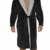 CityComfort Warme Bademäntel Für Herren | Superweiche Fleece Bademäntel Mit Kapuze Badejacke Robe Klassischen Designs | Morgenmantel Herren Lang | Geschenkidee für Männer (L, Holzkohle schwarz) - 1
