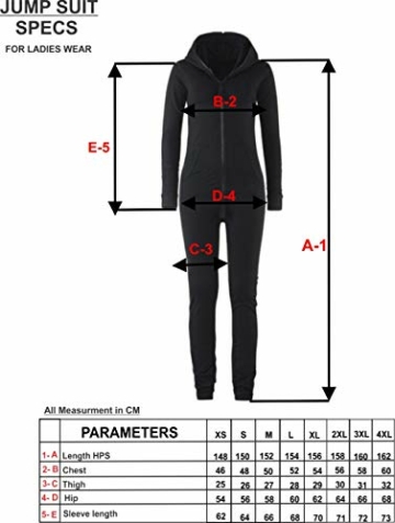 Crazy Age Kuscheliger Jumpsuit(Hoodie) Sweat Overall Ganzkörperanzug mit Renntier- Eiskristalle Motive CA-J-603 Relaxen Chillen (Bordeaux/Weiß, M) - 6