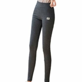 Damen Thermo-Leggings Winter-Gefüttert-Sport High-Waist-Thermoleggins: Fannyfuny Gefütterte Thermo Strumpfhosen Warm Sport Leggings Lang Haushose Warm Pyjamahose - 1