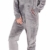 Finchgirl F2001 Damen Jumpsuit Teddy Fleece Dunkelgrau Gr. L - 1