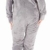 Finchgirl F2001 Damen Jumpsuit Teddy Fleece Dunkelgrau Gr. L - 3