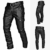 Herren Rock Steampunk Cargohose Up PU Leder Baggy Streetwear Punk HoseGothic Schwarz Lederhose Vintage Lange Slim Fit Bikerhose Motorradhose - 5