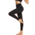 HLTPRO Leggings Damen Gefütterte Thermoleggins Mit Teddy-Innenfleece High Waist Leggins Warm Winter Fabletics Sportleggins Lang Strumpfhosen Yogahose Laufhose (L-XL, 1er-Schwarz) - 2