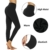 HLTPRO Leggings Damen Gefütterte Thermoleggins Mit Teddy-Innenfleece High Waist Leggins Warm Winter Fabletics Sportleggins Lang Strumpfhosen Yogahose Laufhose (L-XL, 1er-Schwarz) - 3