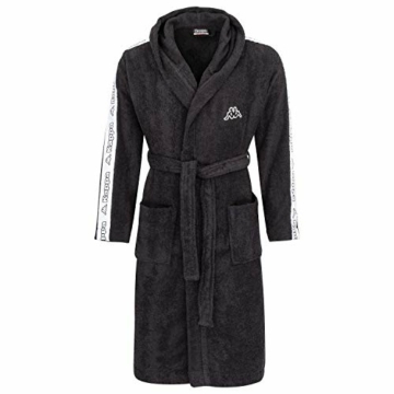 Kappa Herren Bademantel Valas 707404 Caviar XXXL - 1