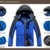 KEFITEVD Winterjacke Herren Warm Softshell Jacke Wasserdicht Snowboardjacke Gefüttert Kapuzenjacke Thermo Outdoorjacke für Snowboard Ski Männer Schwarz XL - 3