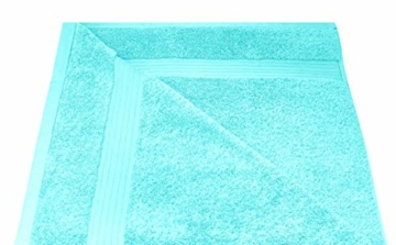 Lashuma Badetuch Türkis, Saunahandtuch XXL Serie: Linz, Wellness Handtuch 100x200 cm - 6