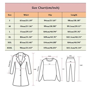Leggings Damen Winter, Pitashe Schneeflocke-Druck Weihnachten Leggings Mädchen Warme Fleece Freizeithose Hose Winter Gefüttert Plüsch Fleece Hausanzug Lange Hosen für Mädchen Treggings Thermohose - 3