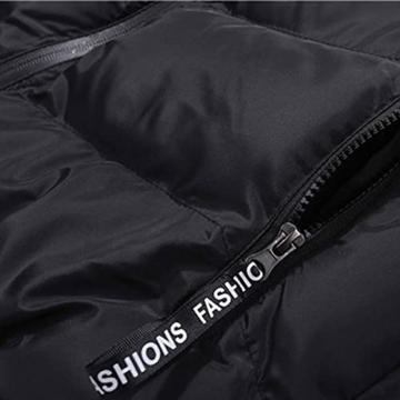 LUNULE Herren Daunenweste Outdoor Style Laufweste Ärmellos Freizeit Stepp-Weste mit Reißverschluss für Männer Modisch Baumwolle Thermoweste Herren Herbst Winter Warm Weste Freizeitweste - 4
