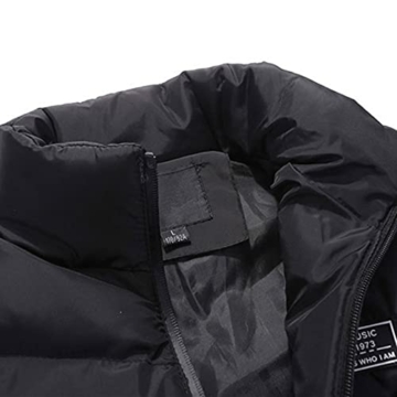 LUNULE Herren Daunenweste Outdoor Style Laufweste Ärmellos Freizeit Stepp-Weste mit Reißverschluss für Männer Modisch Baumwolle Thermoweste Herren Herbst Winter Warm Weste Freizeitweste - 6