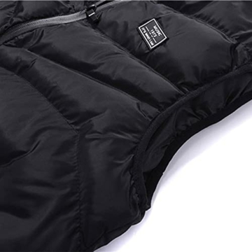 LUNULE Herren Daunenweste Outdoor Style Laufweste Ärmellos Freizeit Stepp-Weste mit Reißverschluss für Männer Modisch Baumwolle Thermoweste Herren Herbst Winter Warm Weste Freizeitweste - 7