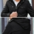 MAGCOMSEN Herren Winterparka Herrenjacke Warm Fleece Jacke Atmungsaktiv für Herren Gefüttert Mantel Outdoor Bomberjacke mit Abnehmbarer Kapuze Schwarz L - 7