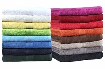 NatureMark 2er Pack DUSCHTÜCHER Premium Qualität 70x140cm DUSCHTUCH Dusch-Handtuch Doppelpack Farbe: Anthrazit grau - 4