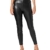 ONLY Womens ONLJESSIE Faux Leather OTW NOOS Leggings, Black, XL - 1