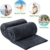 RenFox 2 Stück Badetuch, Großes Badetuch 90 x160cm Saunahandtuch Set 100% Mikrofaser Hochabsorbierende Handtücher für Badezimmer, Duschtuch (grau) - 4