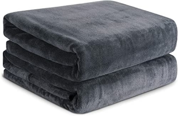 RenFox 2 Stück Badetuch, Großes Badetuch 90 x160cm Saunahandtuch Set 100% Mikrofaser Hochabsorbierende Handtücher für Badezimmer, Duschtuch (grau) - 1