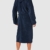 Schiesser Herren mit Kapuze Bademantel, Blau (815-navy), L EU - 3