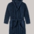 Schiesser Herren mit Kapuze Bademantel, Blau (815-navy), L EU - 6