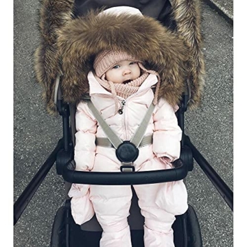 Schneeanzug Baby 0-24 Monate Junge Mädchen Herbst 56 80 86 92 Jungen 74/80 Born Fleece Strampler Spielanzug Jumpsuit Outfit Babykleidung Parka Jacke Mantel Winterjacke Kapuzenjacke Übergangsjacke - 3