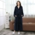 SGSD Bademantel Damen Lang Flauschig - Bademantel Extra Lang Herren Frottee Ohne Kapuze - Morgenmantel üBergrößE Leicht Warm Hausmantel Baumwolle Fleece Saunamantel-Bademantel Männer Kuschelig - 2