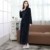 SGSD Bademantel Damen Lang Flauschig - Bademantel Extra Lang Herren Frottee Ohne Kapuze - Morgenmantel üBergrößE Leicht Warm Hausmantel Baumwolle Fleece Saunamantel-Bademantel Männer Kuschelig - 3
