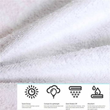 Stillshine. Große Strandtücher Badetuch Trocknend Wasseraufnahme Extra Microfiber XL XXL,Traumfänger Mandala Böhmen Motiv Handtuch Kinder Mädchen Damen Yoga Surfer Kuscheldecke (100x200cm,Bunt) - 2